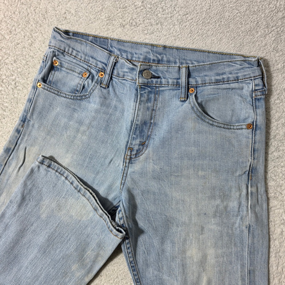 Levi's 527 Slim‎ Bootcut Jeans Mens 30/32 Light Wash Stretch